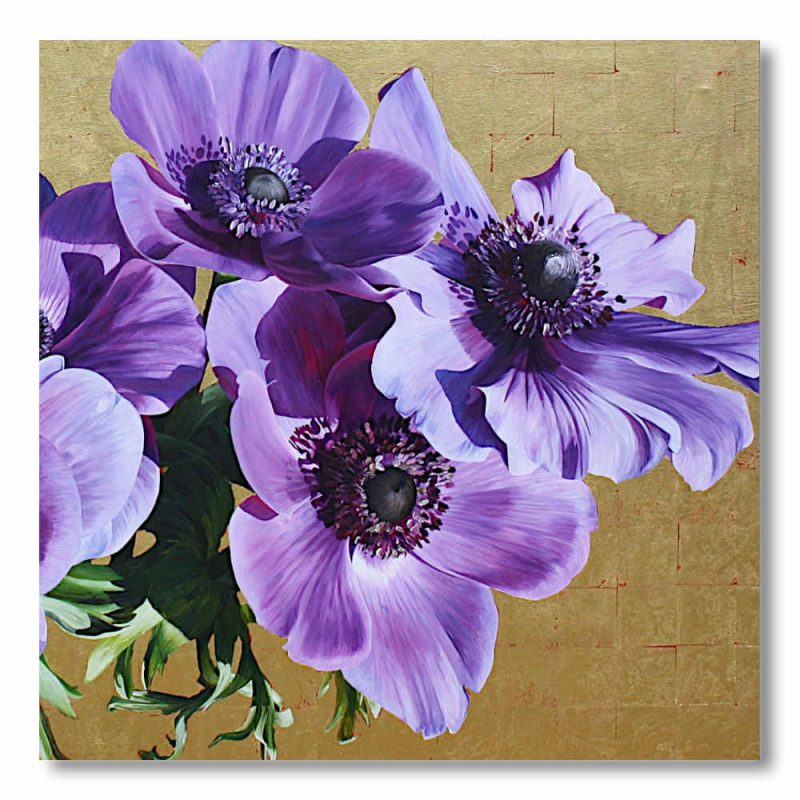 Greetings Card  - Anemones Closer