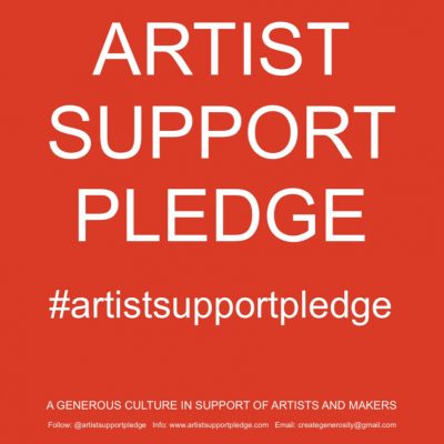 #artistsupportpledge