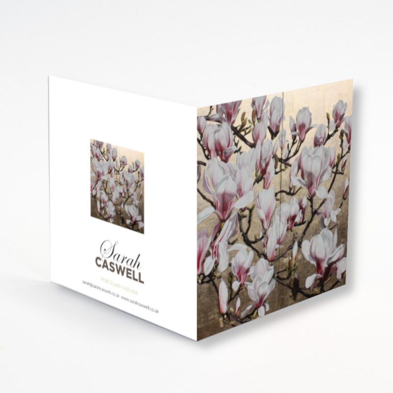 Greetings Card  - Porcelain Cascade - Image 2