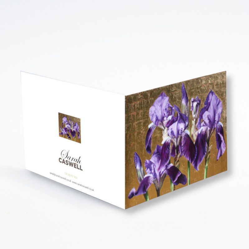 Greetings Card - The Rose Irises - Image 2
