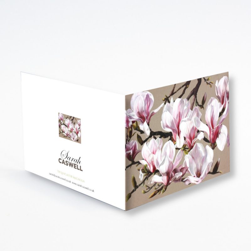 Greetings Card - Magnolia Bough - Image 2
